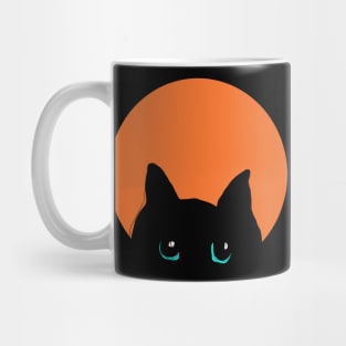 Black Cat Is Seeing You Mug